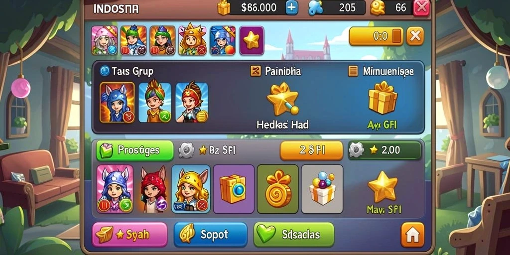h89 - Karakter utama siap untuk berpetualang.
