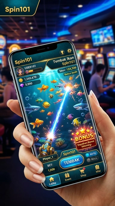 Layar utama spin101 — antarmuka bersih setelah instalasi